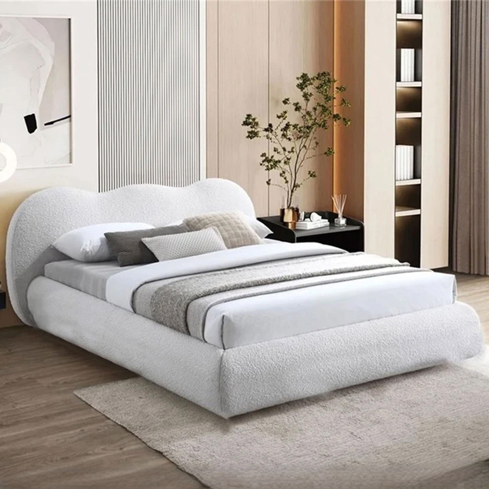 تصویر تخت خواب موج 