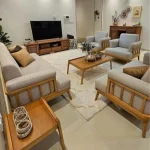 مبل راحتی مینیمال نرده ای